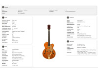 Gretsch Synchromatic Nashville Single-Cut Bigsby Ebony Fingerboard 50s Orange Stain Gretsch Synchromatic Nashville Single-Cut Bigsby Ebony Fingerboard 50s Orange Stain